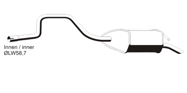 Rear Muffler (FS-549ERNS)