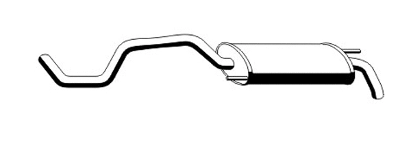 Rear Muffler (VS-245ERNS)