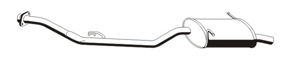 Rear Muffler (BS-207ERNS)