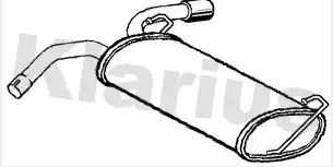 Rear Muffler (OS-781)