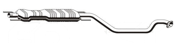 Centre Muffler (OS-462ERNS)