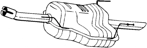 Rear Muffler (OS-667)