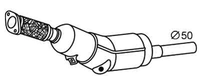 Soot/Particulate Filter, exhaust system (RK-351)