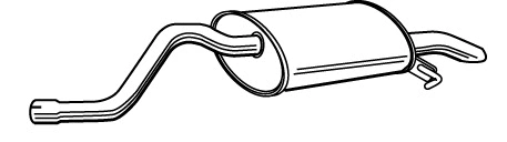 Rear Muffler (RS-282)