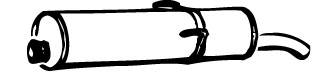 Rear Muffler (PGS-86)