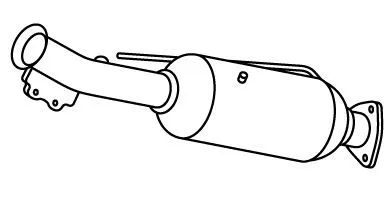 Soot/Particulate Filter, exhaust system (IVK-909)
