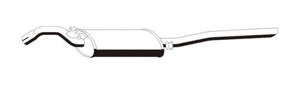 Rear Muffler (VS-225ERNS)