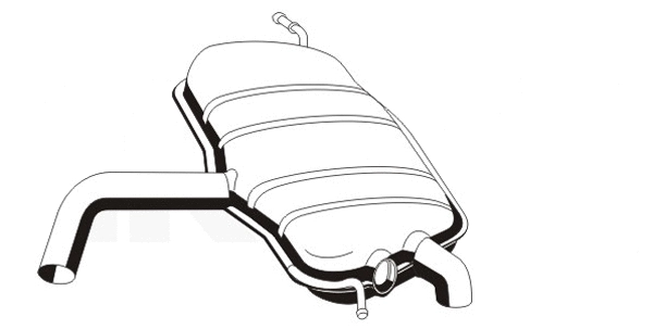 Rear Muffler (VS-408ERNS)