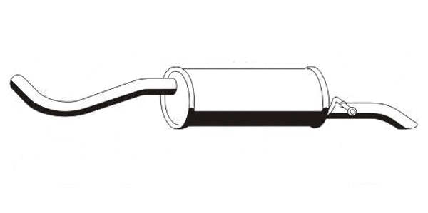 Rear Muffler (VS-432ERNS)