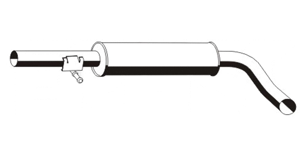 Centre Muffler (VS-293ERNS)