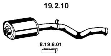 Centre Muffler (PGS-130EBER)