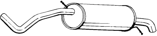 Rear Muffler (SKS-119)