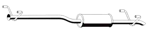 Centre Muffler (MS-486)