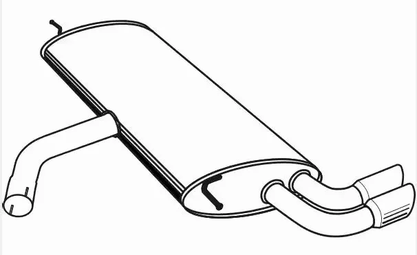 Rear Muffler (AS-421)