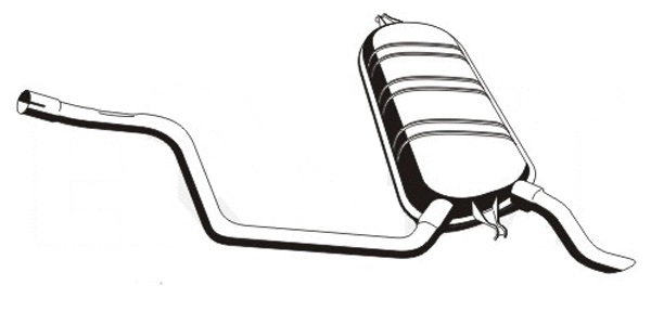 Rear Muffler (MS-143ERNS)