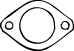 Gasket, exhaust pipe (ALD-109)
