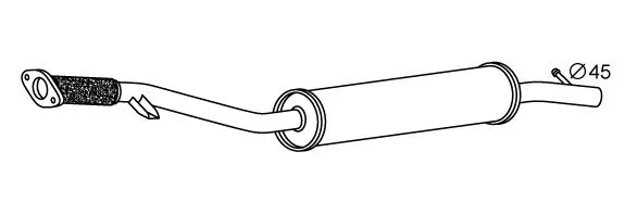 Centre Muffler (RS-625)