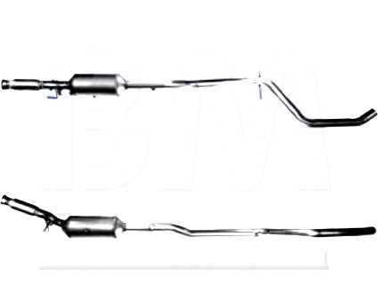 Soot/Particulate Filter, exhaust system (PGK-898)