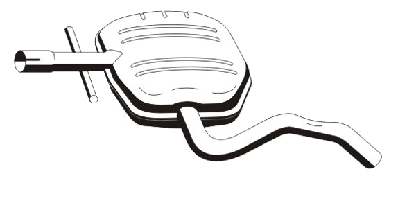 Centre Muffler (VS-158ERNS)