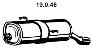 Rear Muffler (PGS-198EBER)
