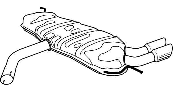 Rear Muffler (AS-353)