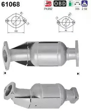 Catalytic Converter (HUK-302)