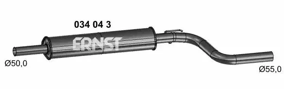 Centre Muffler (OS-770)