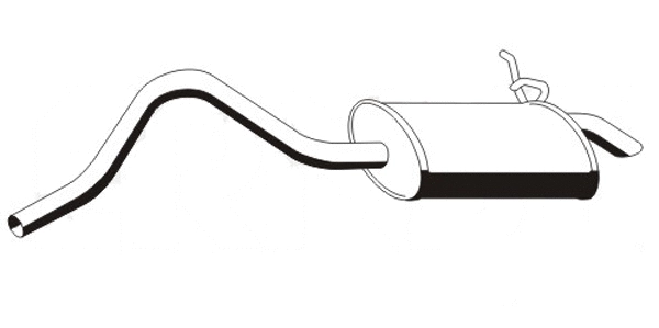 Rear Muffler (RS-277ERNS)