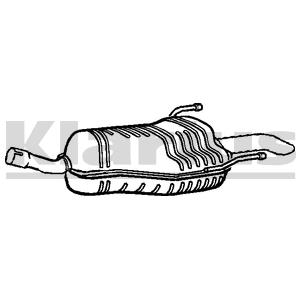 Rear Muffler (OS-729)