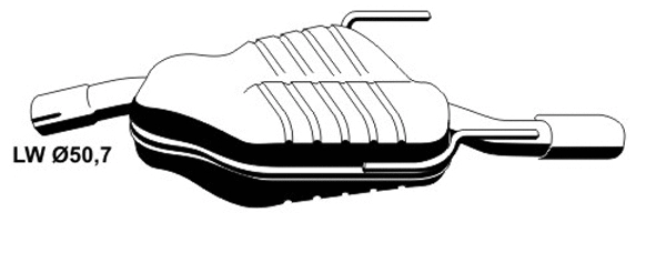 Rear Muffler (OS-590ERNS)