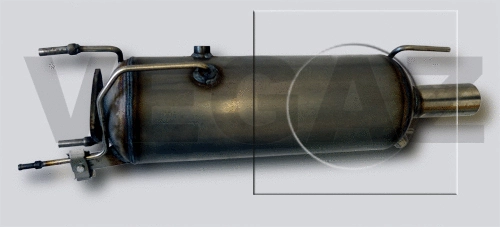 Soot/Particulate Filter, exhaust system (OK-323)