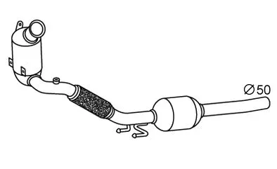 Soot/Particulate Filter, exhaust system (SEK-959)