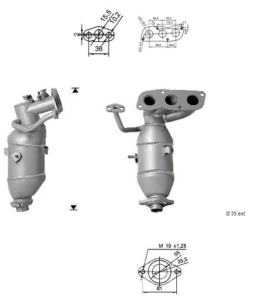 Catalytic Converter (TK-836)