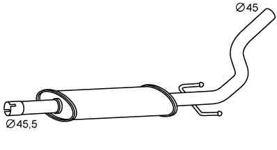 Front Muffler (RS-477)