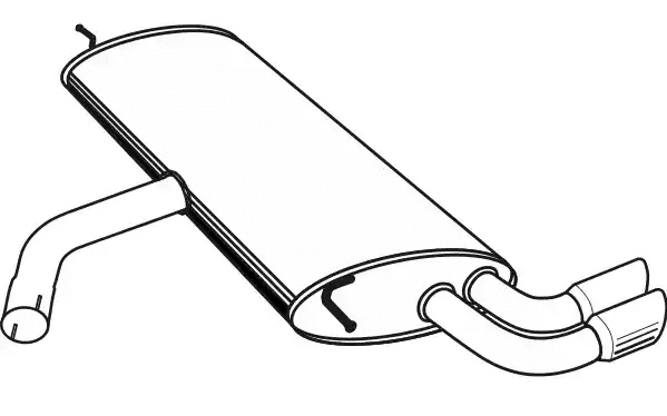 Rear Muffler (VS-652)