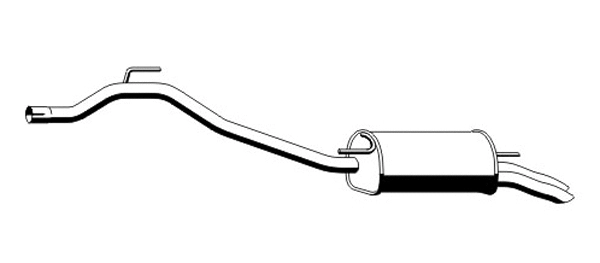 Rear Muffler (VS-342)