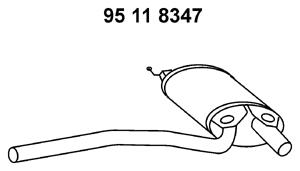 Centre Muffler (AS-152EBER)