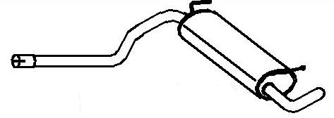 Rear Muffler (FTS-506)