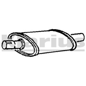 Centre Muffler (FTS-298)