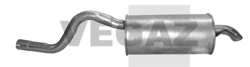 Rear Muffler (RS-424)