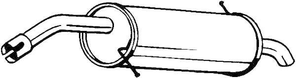 Rear Muffler (FS-681)