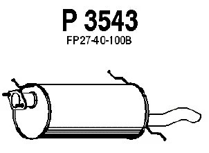Rear Muffler (MZS-146)