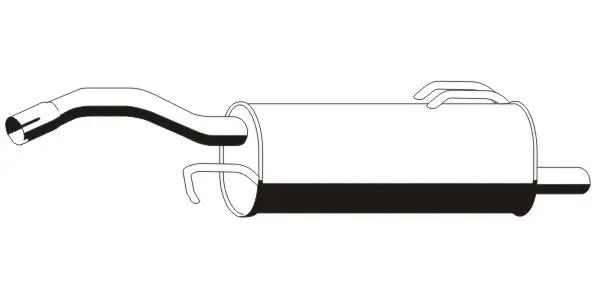 Rear Muffler (MIS-205ERNS)