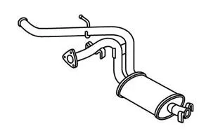 Rear Muffler (PGS-228)