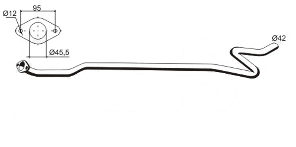 Exhaust Pipe (PGR-189ERNS)