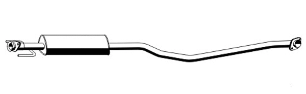 Centre Muffler (OS-383ERNS)