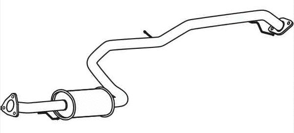 Centre Muffler (HOS-238)