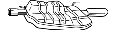 Rear Muffler (OS-409)