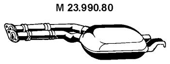 Centre Muffler (MS-163EBER)