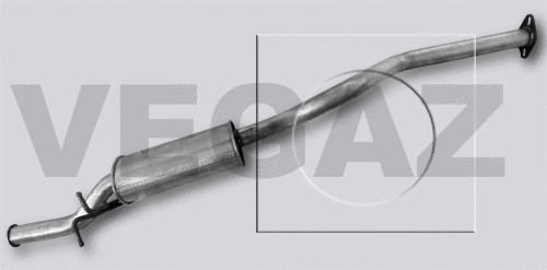 Rear Muffler (HUS-162)